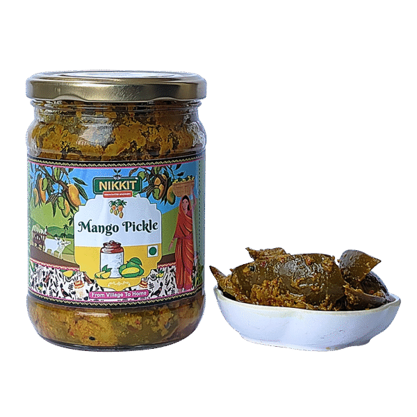Mango Pickle - Traditional (With Oil) Tangy, Spicy & Sour Aam Ka Achar